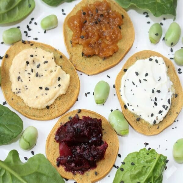 Spiced savoury pancakes
